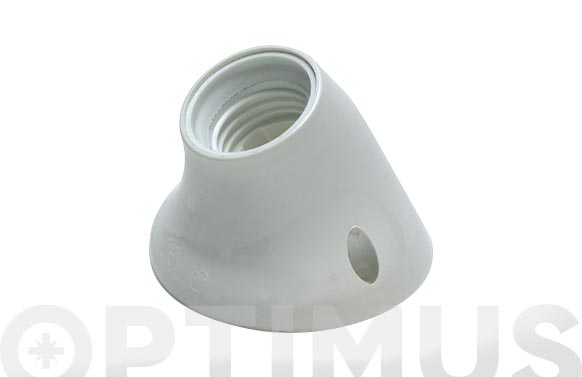 PORTALAMPARAS ZOCALO CURVO E27