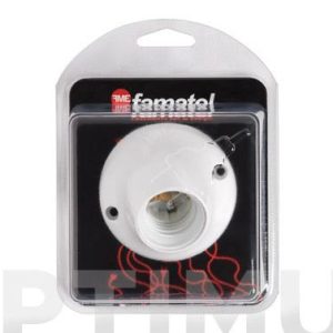 PORTALAMPARAS ZOCALO CURVO E27