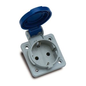 BASE EMP 2P+TTL 75X75X52 16A 2