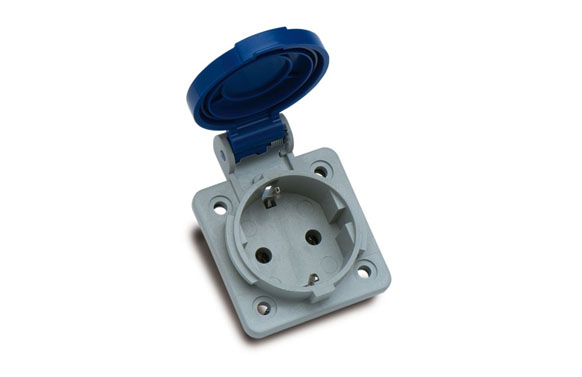 BASE EMP 2P+TTL 75X75X52 16A 2