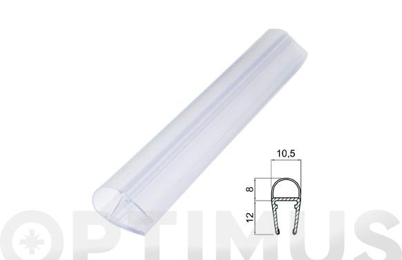 PERFIL MAMPARA BURBUJA 6/8MM