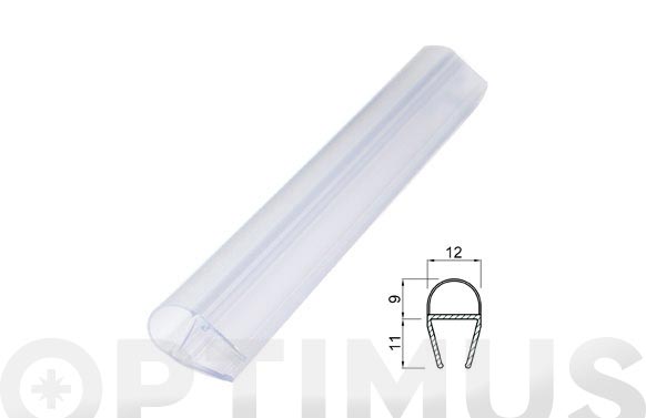 PERFIL MAMPARA BURBUJA 8/10MM