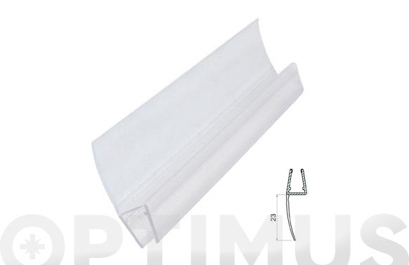PERFIL MAMPARA 23MM – 6/8MM