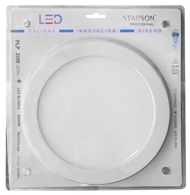 FOCO DOWNLIGHT LED 20W 1800LM