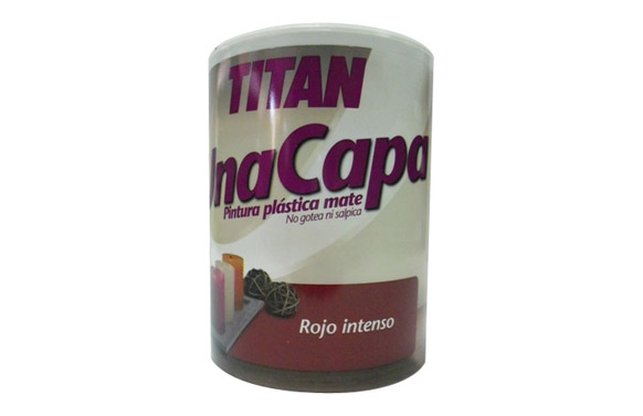 PINTURA MATE INT. ROJO INTENSO