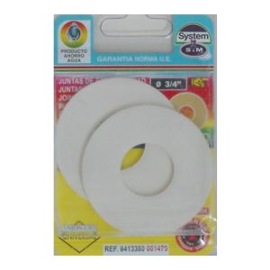 JUNTA PLANA LAVABO 3/4" 2 PZ