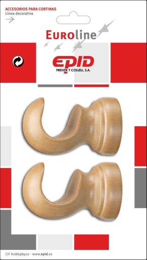 SOPORTE TECHO 29X76MM 2 PZ