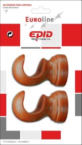 SOPORTE TECHO 29X76MM 2 PZ MAD