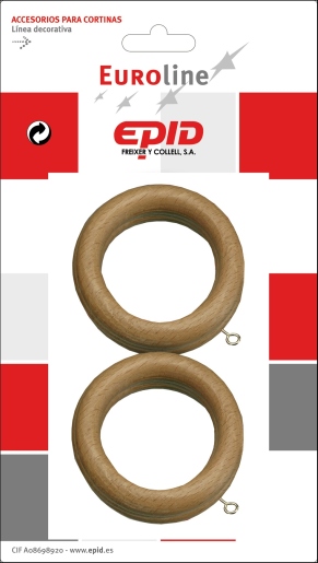ANILLA CORTINA 29MM MO 6 PZ