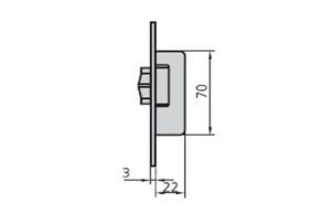 CERRADURA MET.EMB. 1963RV H. N