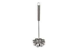 MOLDE 8X3CM INOX FLORES 774350