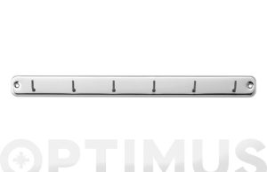 COLGADOR C/TORNILLO 6 GAN INOF