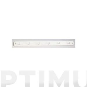 COLGADOR CON TORNILLO 6 GANCHO