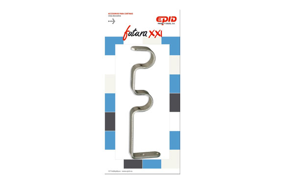 SOPORTE DOBLE 19MM METAL NIQUE