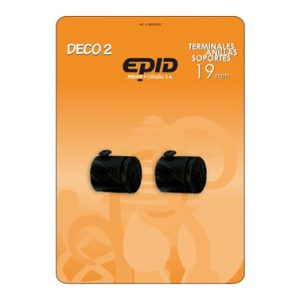 SOPORTE LATERAL 19MM METAL NEG