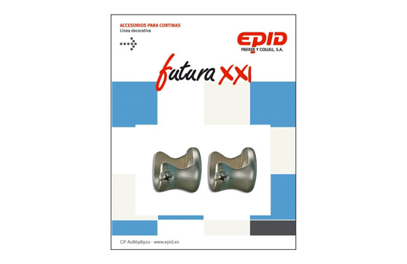 SOPORTE LATERAL 19MM METAL NIQ