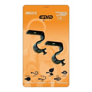 SOPORTE TECHO 19MM METAL NEGRO