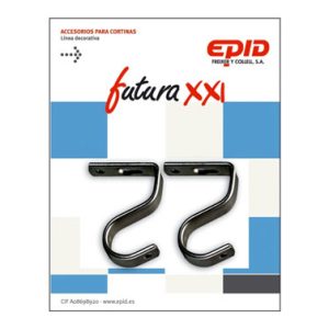 SOPORTE TECHO 19MM METAL NEGRO