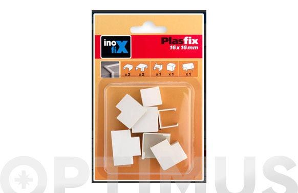 CANALETA ELEC ACCS 16X16MM BL