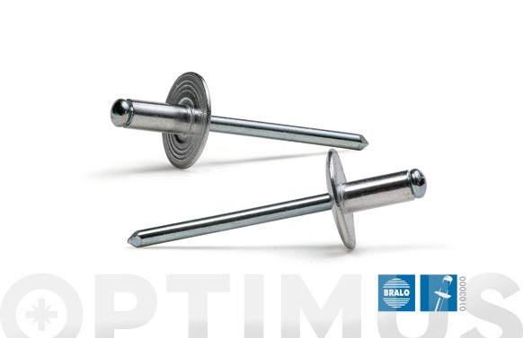 REMACHE 4,8X12MM ALUM 25 PZ BR