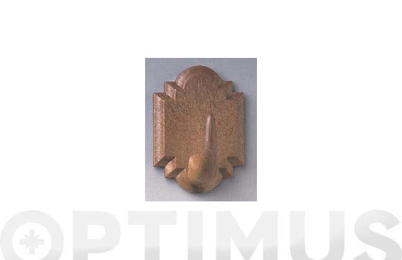 COLGADOR ADH MADERA 45X32X21MM
