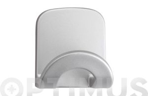 COLGADOR ADH PLATA MATE 68X60X