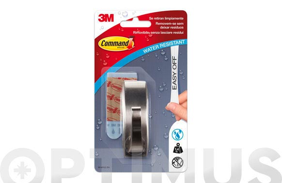 COLGADOR ADH NIQUELADO ACERO C