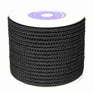 CUERDA TRENZ. 10MM NEG 100 MT