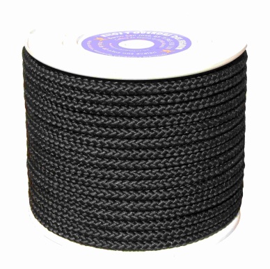 CUERDA TRENZ. 10MM NEG 100 MT