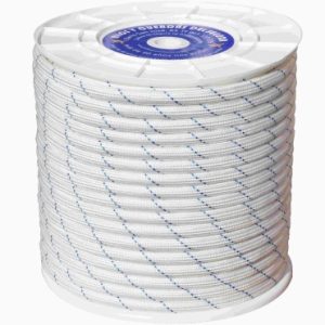 CUERDA TRENZ. DOBLE 18MM BL/AZ