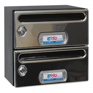 BUZON HORIZ INOX BTV 2 PZ MERC