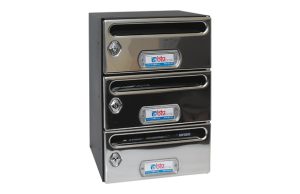 BUZON HORIZ INOX BTV 3 PZ MERC