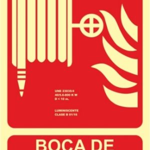 CARTEL LUMINISCENTE 210X300MM