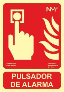 CARTEL LUMINISCENTE 210X300MM