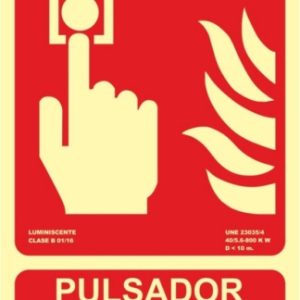 CARTEL LUMINISCENTE 210X300MM