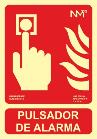 CARTEL LUMINISCENTE 210X300MM