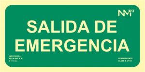 CARTEL LUMINISCENTE 150X300MM