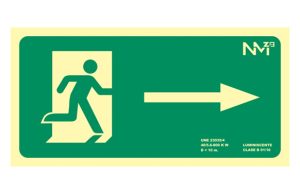 CARTEL LUMINISCENTE 320X160MM