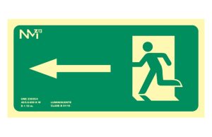 CARTEL LUMINISCENTE 320X160MM