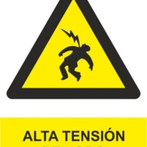 CARTEL SEÑAL 210X300MM ALTA TE