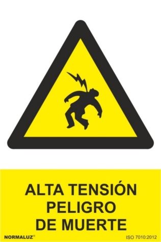 CARTEL SEÑAL 210X300MM ALTA TE