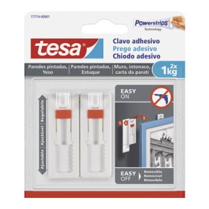 COLGADOR ADH BLANCO 1KG PL 2 P