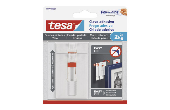 COLGADOR ADH BLANCO 2KG PL 2 P