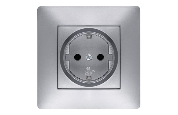 BASE ENCHUFE SCHUKO TT EMPOTRA