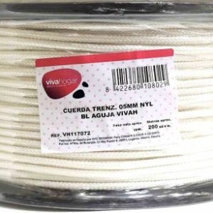 CUERDA TRENZ. 05MM BL 200 MT N