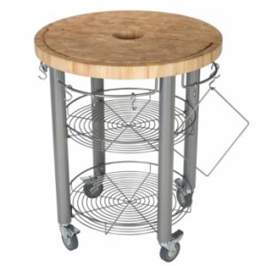 CARRO COC 76X91CM ACERO/MADERA