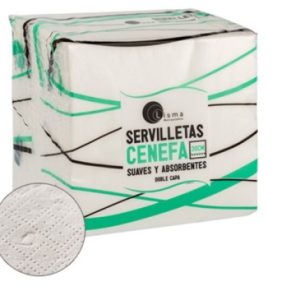SERVILLETA MESA DOBLE CAPA 30X