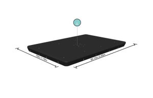 COBERTOR OVALADO 269X179CM