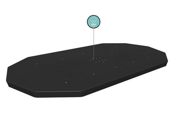 COBERTOR OVALADO 418X230CM