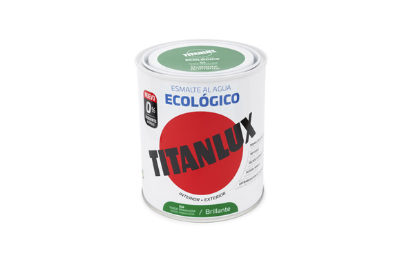 ESMALTE BRI. AL AGUA VERDE 750